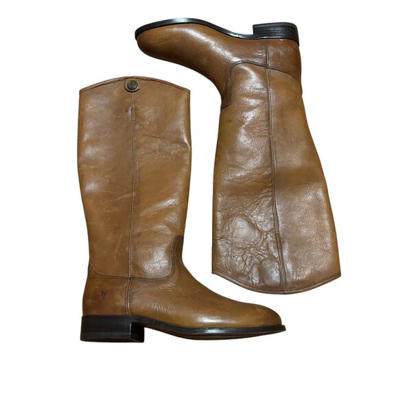 Frye Melissa Button 2 Boot in Whiskey Brown- Size 6 - Picture 2 of 10